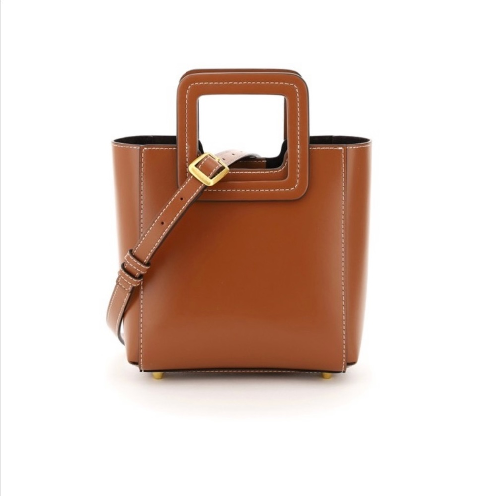 STAUD
Shirley Mini Leather Bag Tote